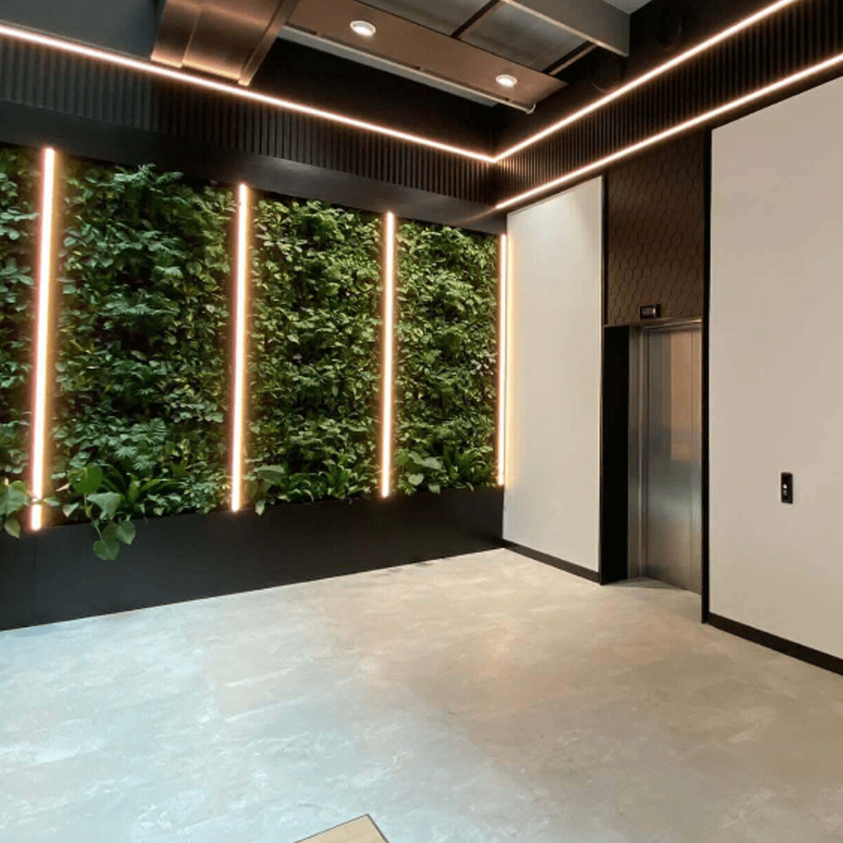 PROLine Linear LED Light Opal Recessed in White | Black image 1