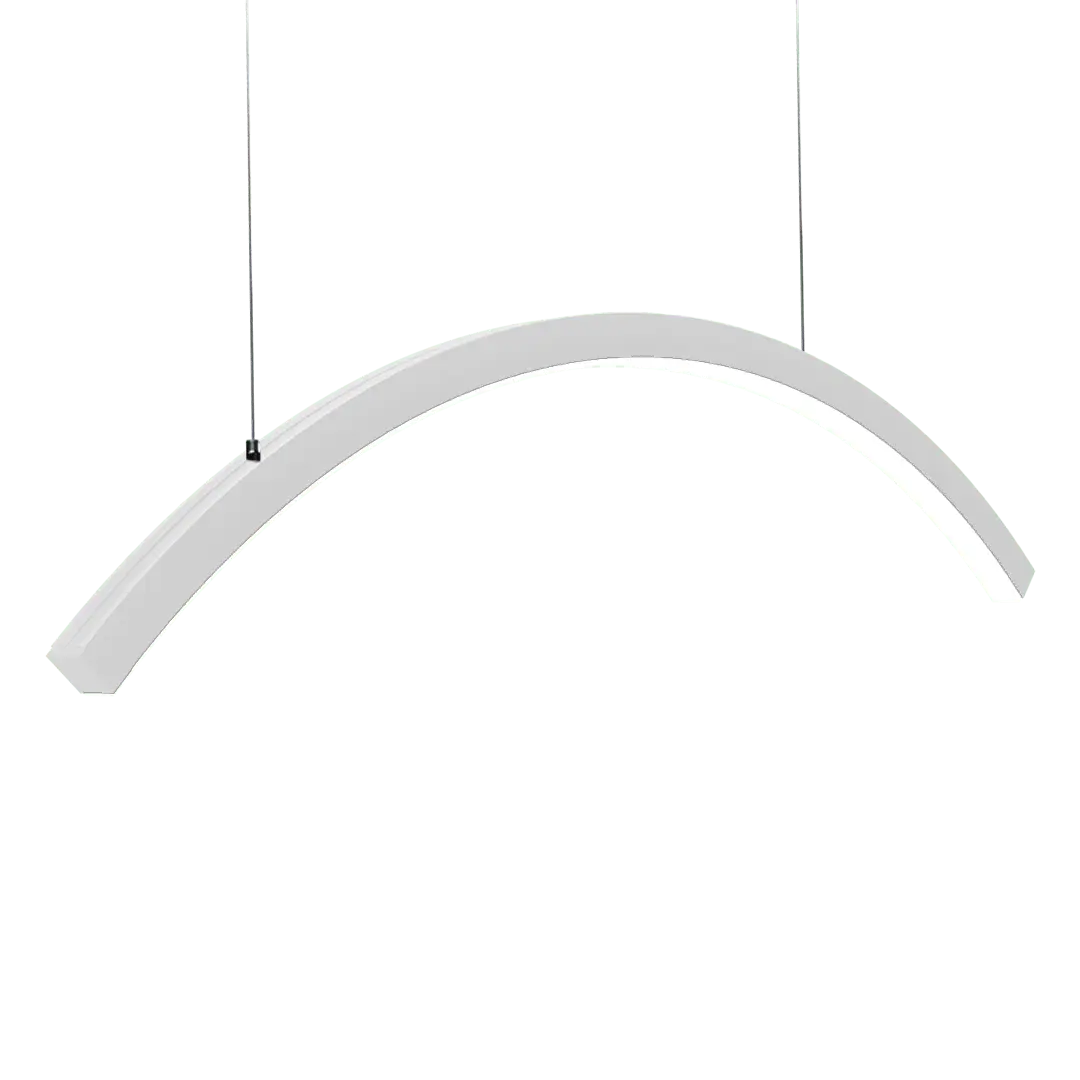 Curva Inwards Arc LED Linear Pendant Light