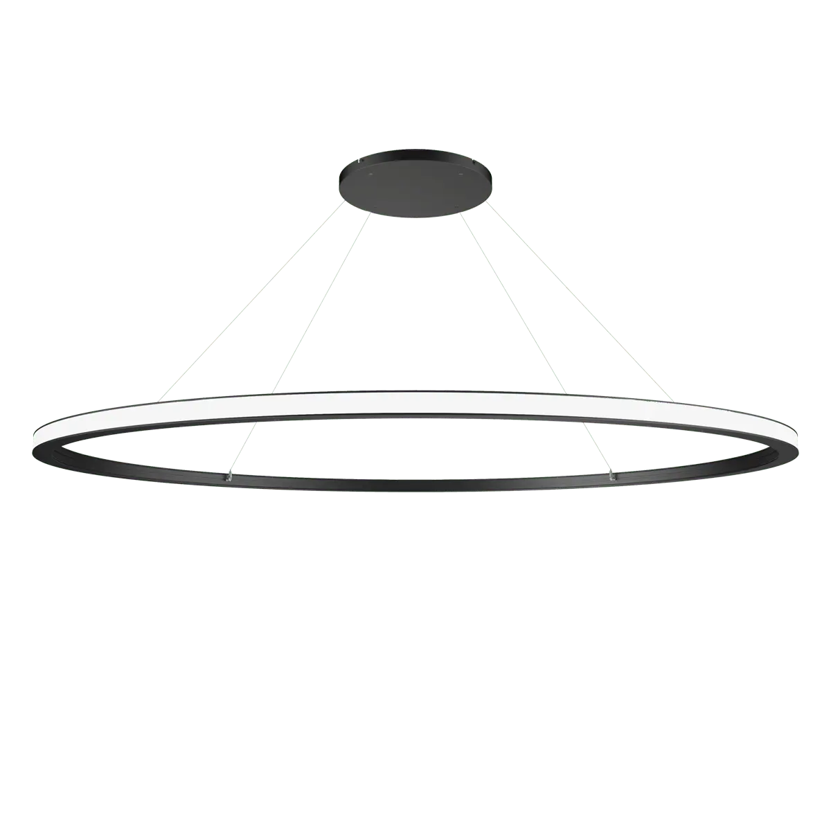 Curva Ring LED Outwards (Halo) Pendant Light image 0