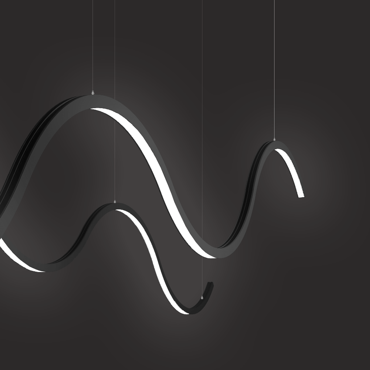 Curva Inwards Arc LED Linear Light image 6