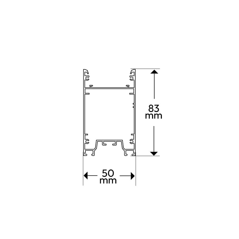LED Linear Hanging Light with Samsung Chip 1.5m 4000K in White image 8