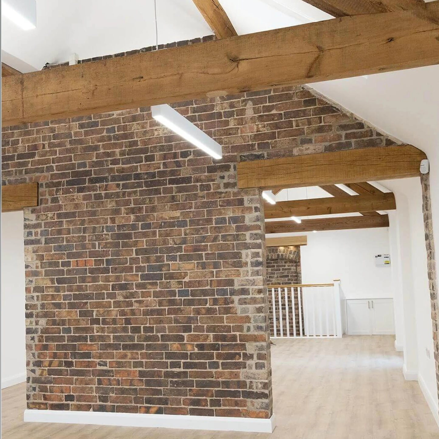 LED Linear Hanging Light with Samsung Chip 1.5m 4000K in White image 2