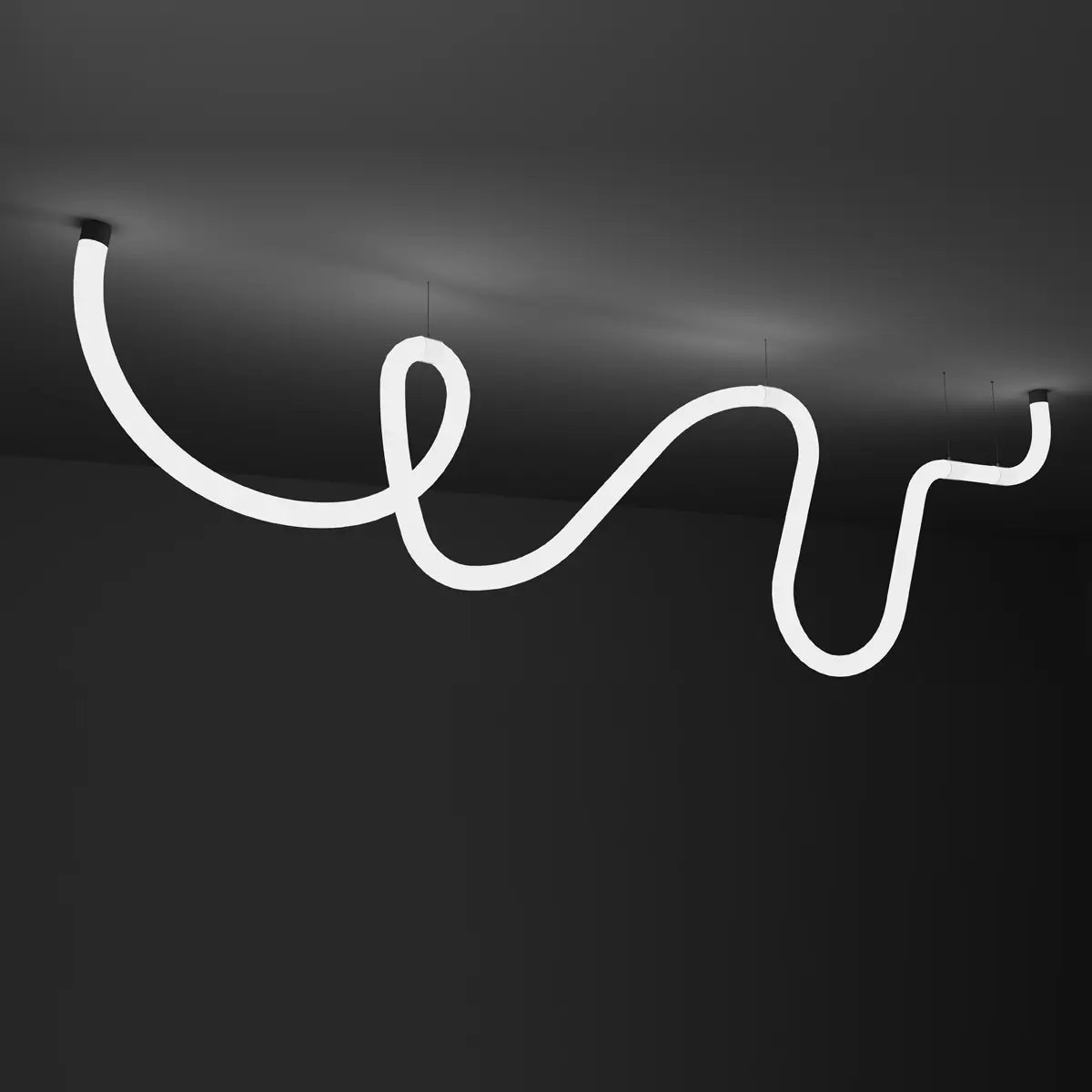 LED 360 Flexible 3m Ceiling Pendant Light Tube IP65 image 0