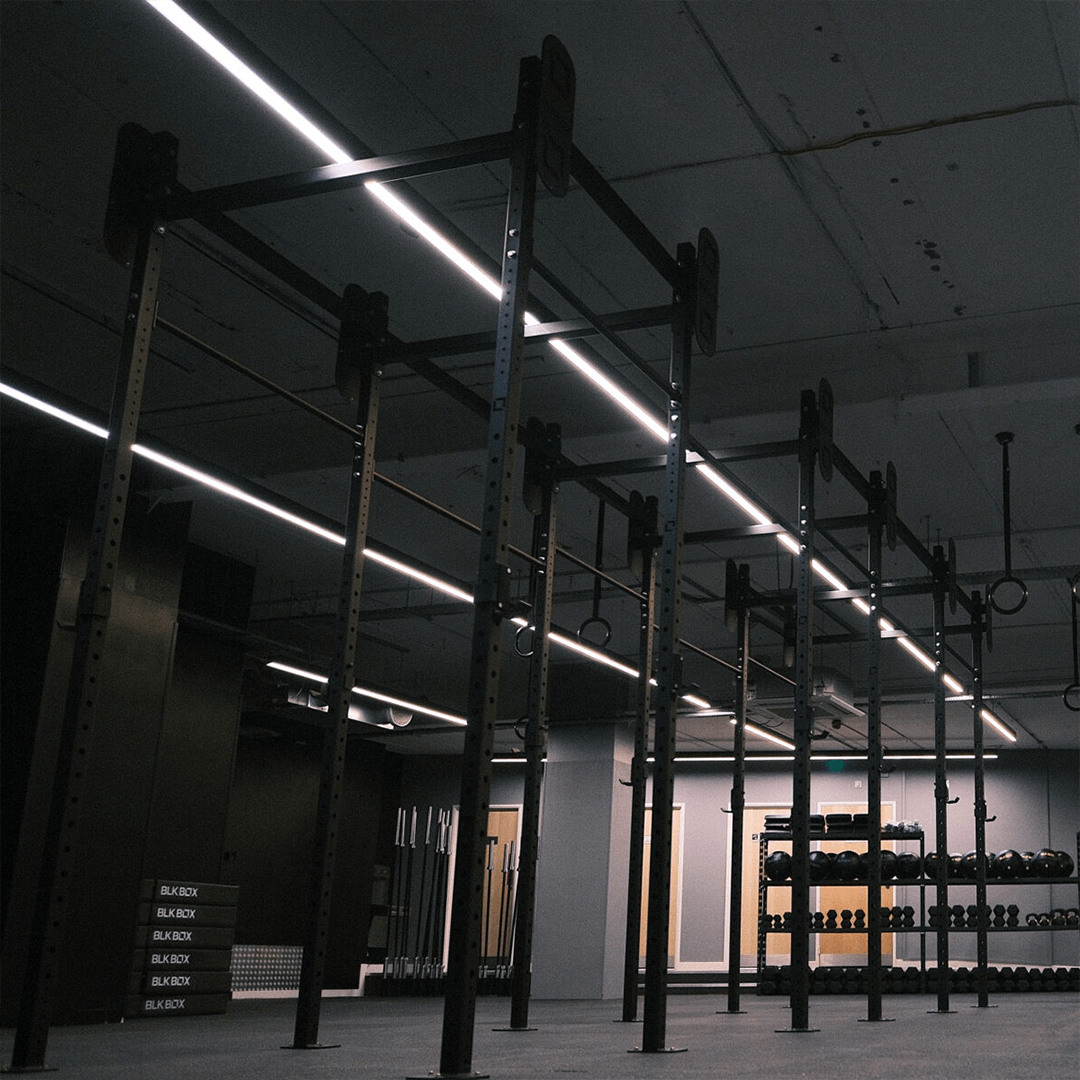 PROLine Linear LED Light Opal Suspended | Surface in White | Black image 6