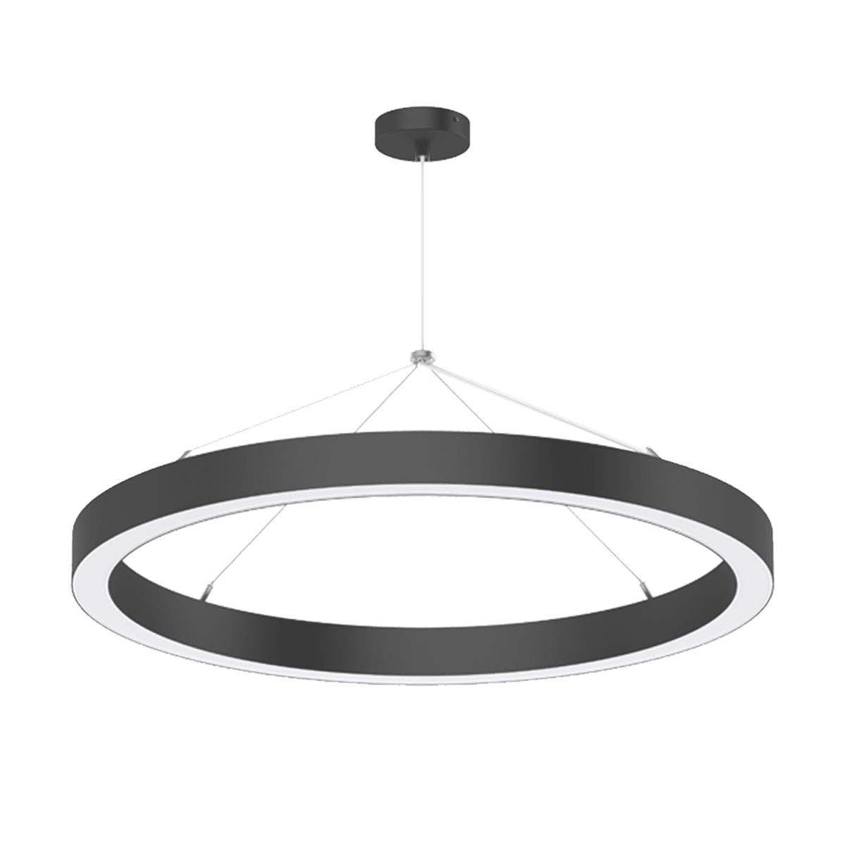 LED Bi-directional halo ceiling pendant light fitting