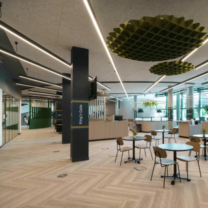 Flow Slim Extra Long Linear LED Light | Suspended | Black | Customisable