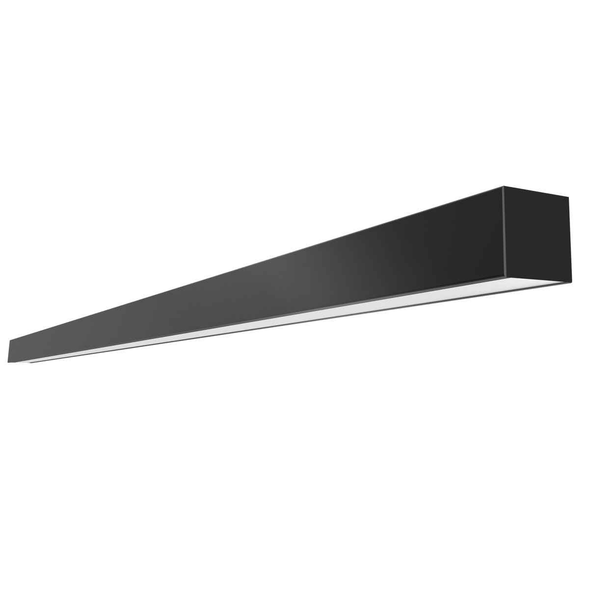 Flow Customisable Slim LED Linear Light in black