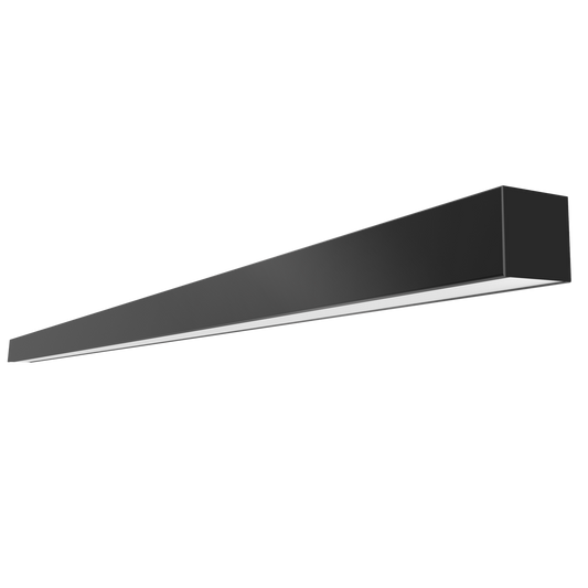Flow Customisable Slim LED Linear Light in black