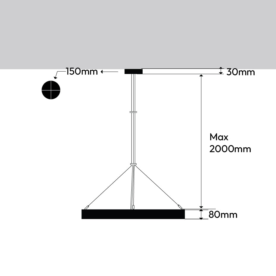 LED Triangular Pendant Light image 5