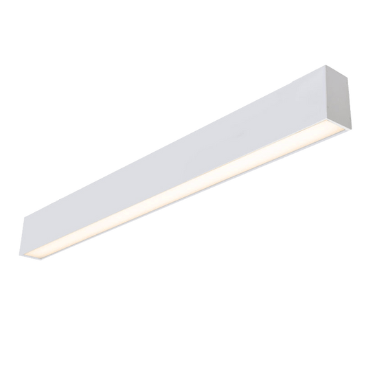 SIMPLYLine LED Linear Ceiling Light with Samsung Chip 0.9m 3000K 20W in White image 0