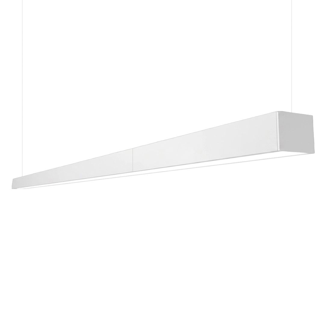 Flow Slim Extra Long Linear LED Light | Suspended | White | Customisable