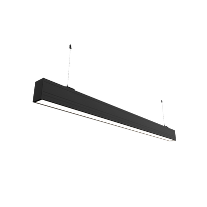Skyline+ Down Linear LED Light | Suspended/Surface | Black