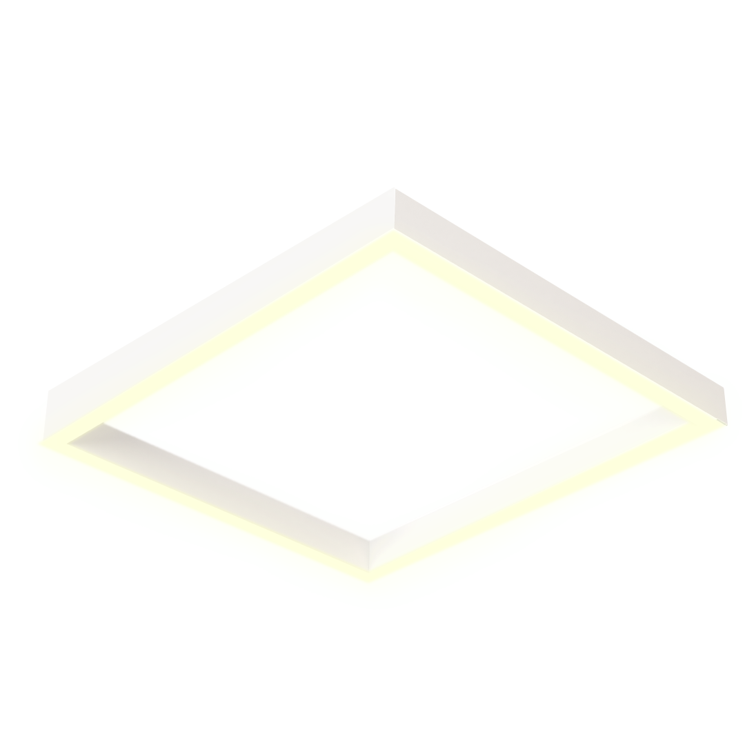 White extra large square ceiling light fitting.